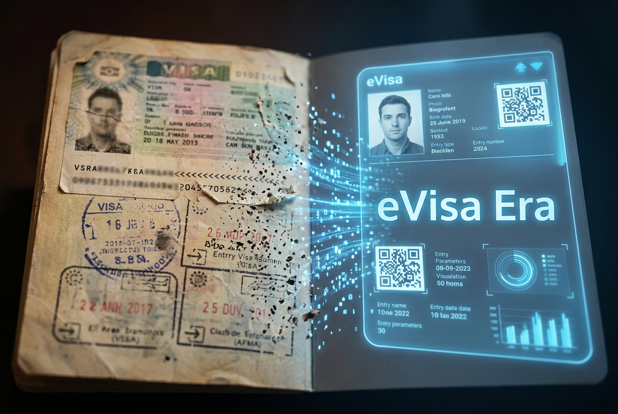 UK visa sticker transition to eVisa digital status